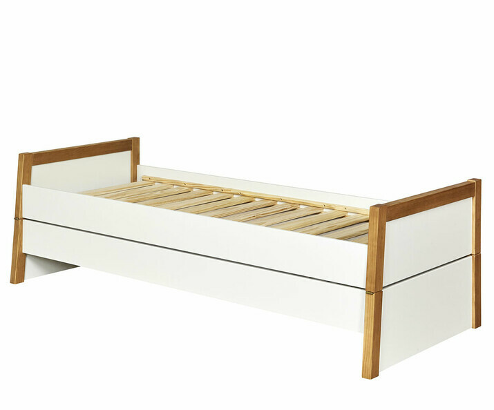 Cama nido - Hanika, color blanco y madera