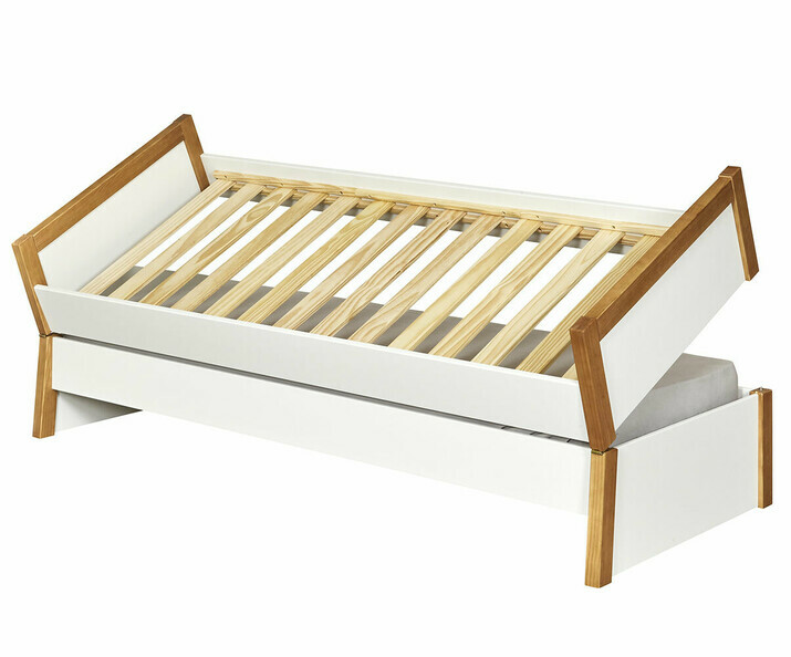 Cama nido - Hanika, color blanco y madera