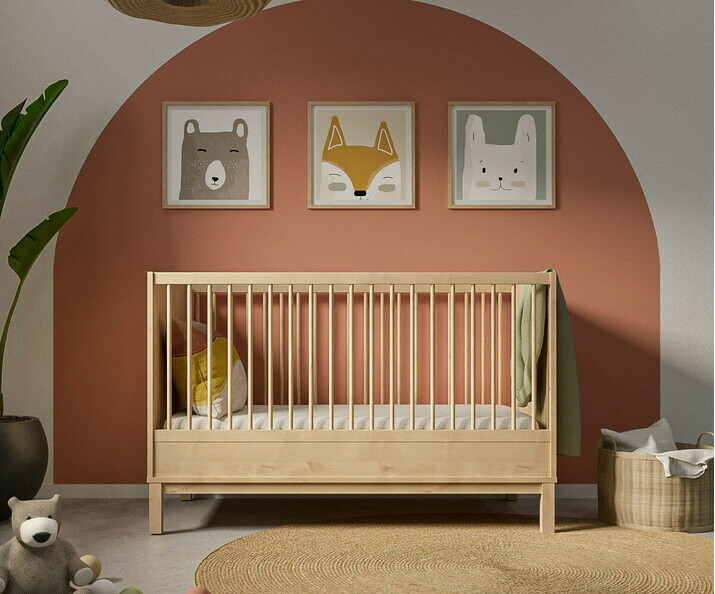 Cuna convertible Rafael 70x140 cm