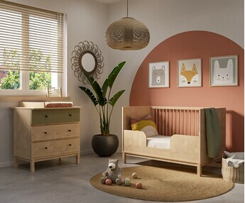Mini dormitorio - Rafael - Cuna versin cama infantil
