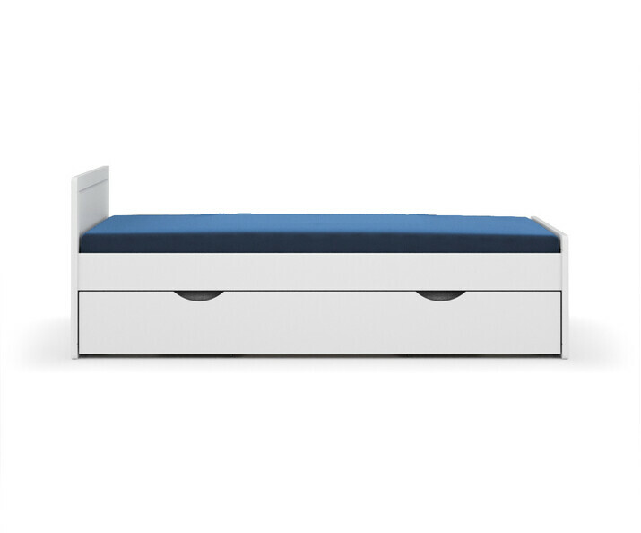 Cama infantil con cajn - Foray, acabado blanco