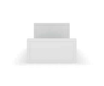 Cama infantil Montessori - Foray, acabado blanco, pintura al agua 