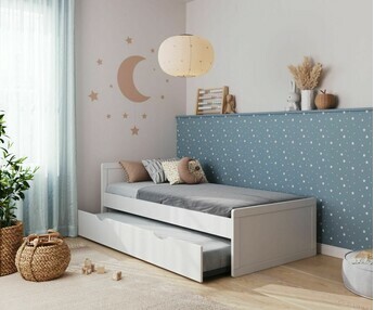 Cama nido - Foray, somier nido y 2 colchones incluidos