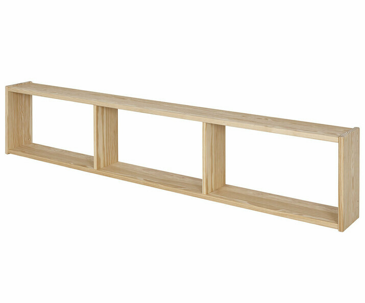 Estantera para cama alta - Maverick, 100% madera maciza