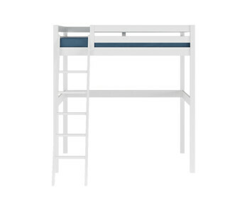 Cama alta - Wood, escalera a la izquierda o a la derecha