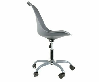 Silla de escritorio - Nylo, gris, lado