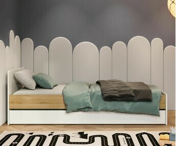 Cuna convertible - Skali, versin cama infantil, colchn 80x190 cmno incluido