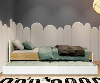Cuna convertible - Skali, versin cama infantil con cajn incluido