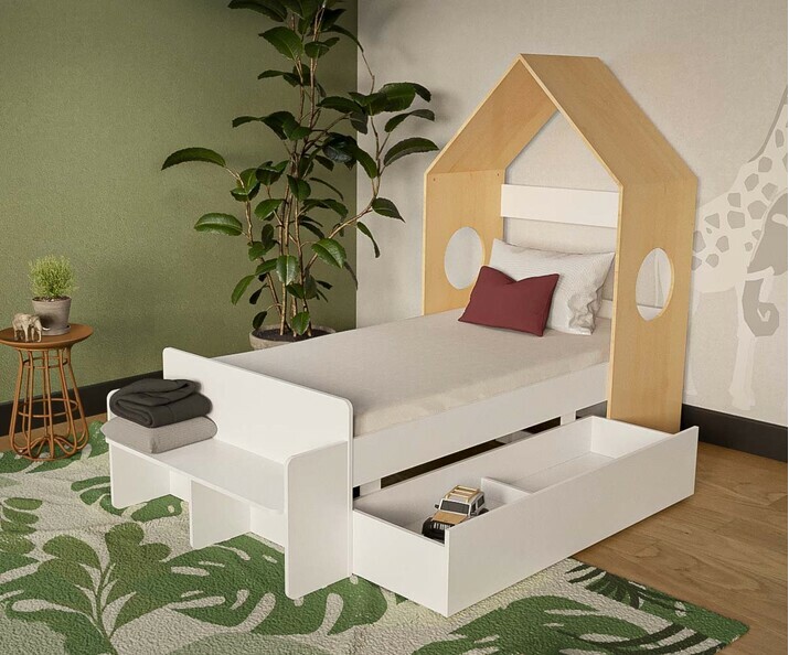 Cama infantil - Nyeri, cajn y colchn incluidos