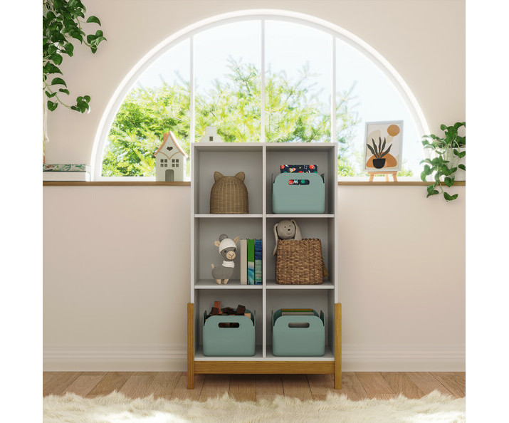 Mueble vertical con patas - Kaeos, 6 compartimentos