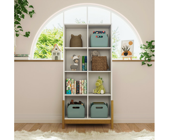 Mueble vertical con patas - Kaeos, 8 compartimentos