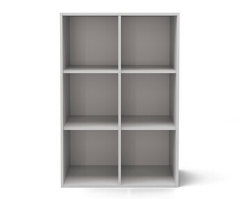Mueble de almacenaje vertical - Kaeos, 6 compartimentos