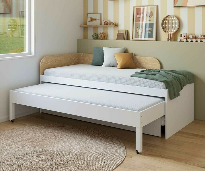 Cama nido - Riza, detalle del somier nido 90x200 cm
