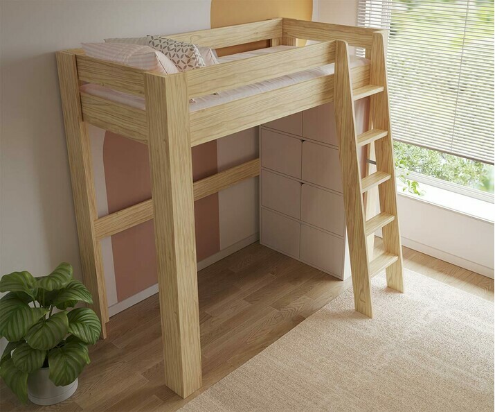 Biblioteca para cama alta - Nitra, opcin 8 puertas
