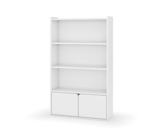 Biblioteca para cama alta - Nitra, opcin 2 puertas