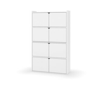 Biblioteca para cama alta - Nitra, opcin 8 puertas