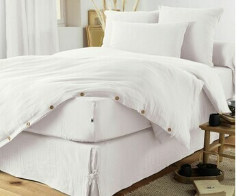 Juego de cama - Geode, Color Blanco