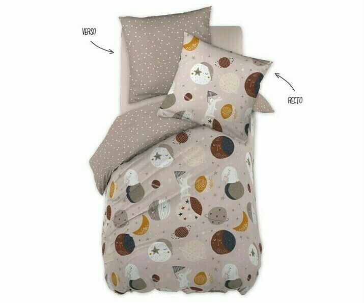 Juego de cama infantil - Mounie, Algod�n 100% Natural
