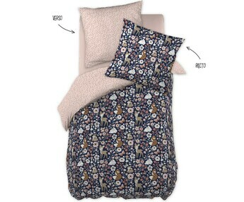 Juego de cama infantil - Livsy, estampado bosque encantado