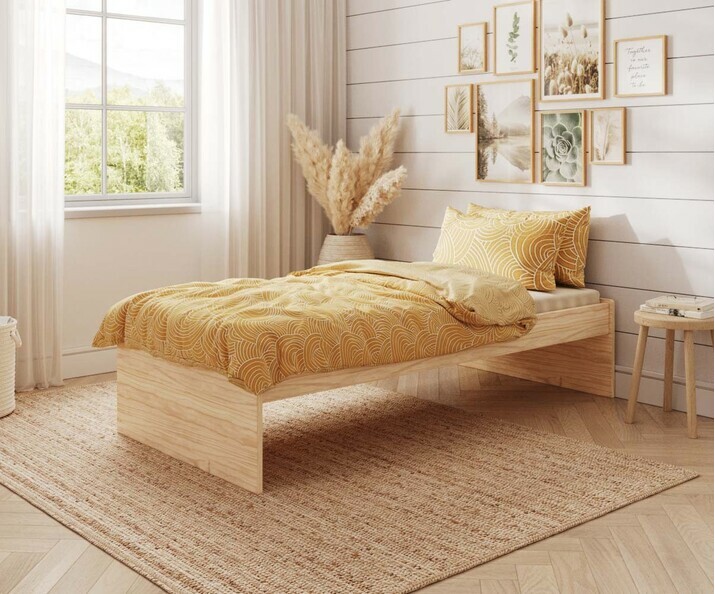 Cama individual robusta con colch�n - Tigar