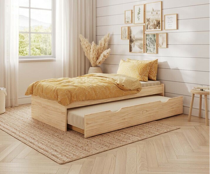 Cama nido robusta - Tigar, 100% madera maciza Cama nido robusta - Tigar, 100% madera maciza