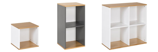 Estanterias infantiles originales, cubo, columna y mueble