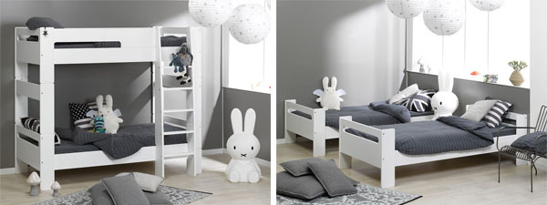 habitaciones con literas, dormitorios con poco espacio