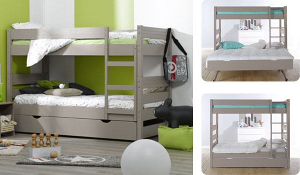 litera con cama nido, litera juvenil KIDS