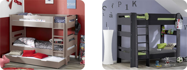 literas para habitaciones muy pequeñas, cajón cama, escalera